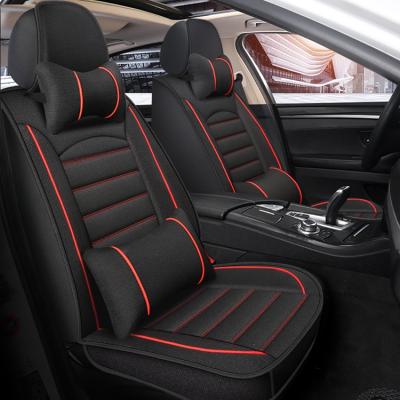 China Car hot canvas four-season cushion full cushion business sales edging car seat cover seat cover for sale