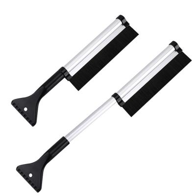 China Portable Retractable Snow Brush Ice Shovel Car Winter Ice Scraper for sale