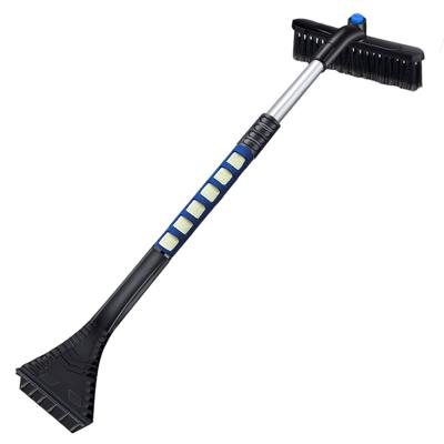 China Portable High Quality Long Handle Snow Brush With Ice Scraper for sale