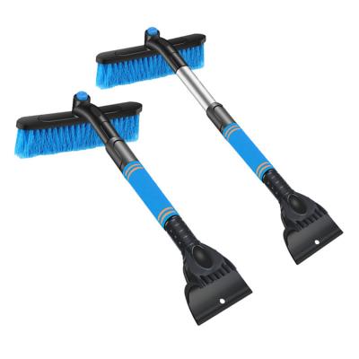 China Single Extendable Broom with Ice Scraper and Snow Scraper Removal Brush for sale