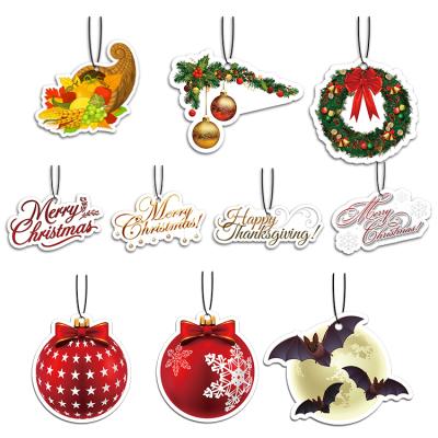 China Eco-friendly Car Air Freshener Customized Perfume Car Air Freshener Hanging OEM Design Air Freshener Paper Car for sale