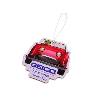 China New Customized Size China-chic Many Scent Car Air Freshener Refill Perfume Car Hanging Paper Air Freshener for sale