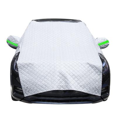 China Hot Selling Business Aluminum Film And Non Woven Fabric Snow Protector Car Windshield Cover for sale