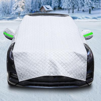 China Universal Cold Proof Winter Protective Car Windshield Snow Ice Nonwoven Fabric Cover for sale