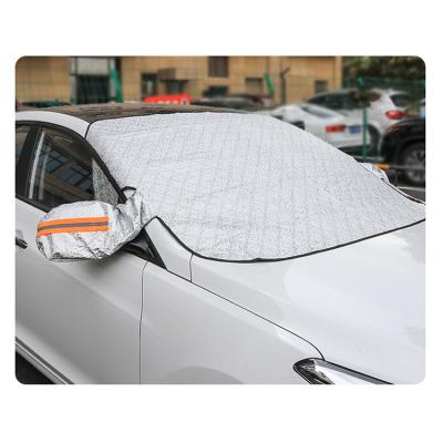 China With 9 magnets with the reflective brand factory wholesale with the rear view mirror and the magnetic car snow protection cover for sale