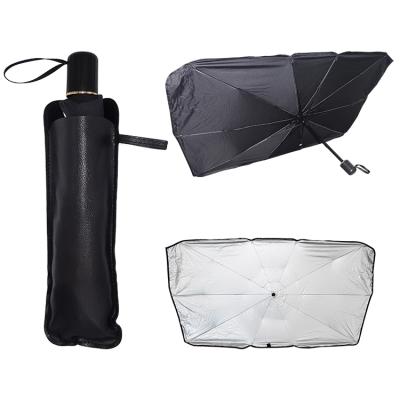 China Lowering Folding Sun Shade Car Umbrella Temperatures Car Sun Umbrella Sun Shade Car Windshield Sun Shade Outdoor Indoor Sun Umbrella for sale