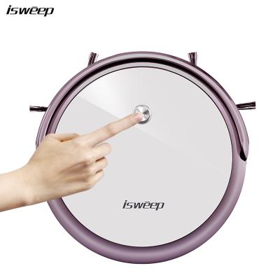 China Navigation WIFI APP control ISWEEP D520 robot vacuum cleaner intelligent intelligence sweeper with WIFI APP water tank for sale