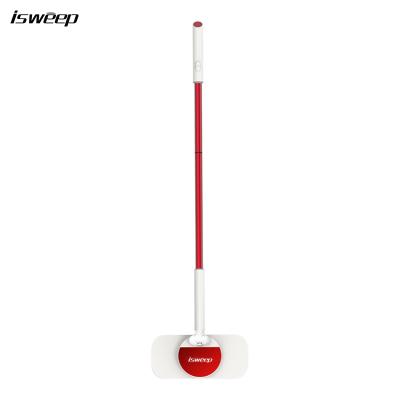 China ISWEEP Long Lasting Radio 2 Spinning Electric Brooms Good Floor Cleaner for sale