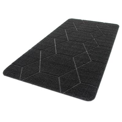 China China Top Quality Made Washable Custom Design Loop 8mm Embossed Door Mat for sale