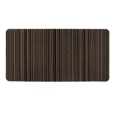 China Loop Washable Mat Non-Slip Rug Front Door Delight Door Mat Durable Stripe for sale