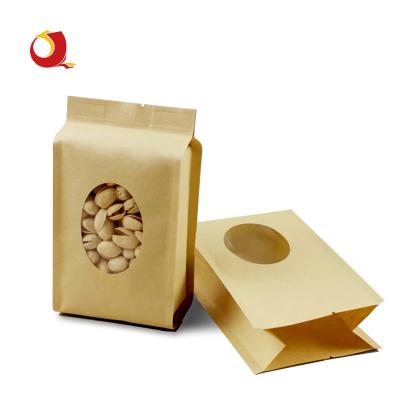 China Doypack Paper Pouch Food Wrapping Paper Bag Soft Packaging Packaging With Clear Window for sale