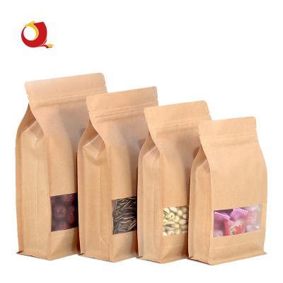 China Pouch Resealable Biodegradable Zipper Paper Packaging Storage Soft Packaging Food Packaging Bags For Home Business for sale