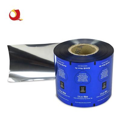 China Disposable Multiple Extrusion High Barrier Roll Film Plastic Roll Film Logo for sale