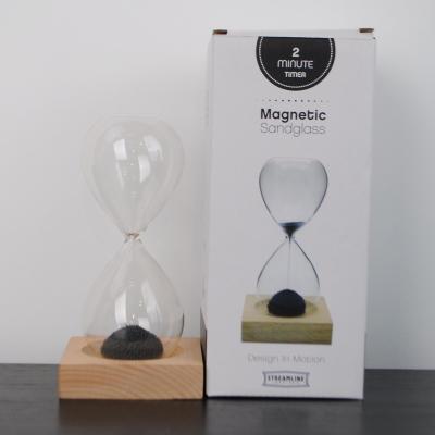 China Home Decor/Presents Gifts Sand Glass Timer Home Decor Magnetic Hourglass for sale