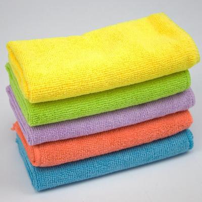 China 30x30cm Microfiber Cleaning Cloths Clean For Living Room And Kitchen for sale