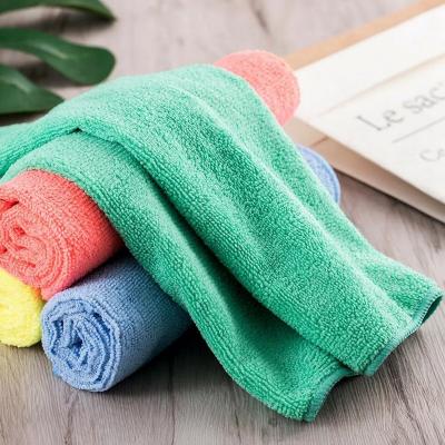 China Highly Absorbent Microfiber Cleaning Towel Custom Eco Friendly Kitchen Cloths for sale