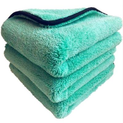 China 40x40cm Super Absorbent Microfiber Cloth For Car Washing And Drying for sale