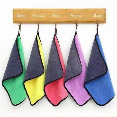 China Custom Microfiber Auto Drying Towels Coral Fleece Microfiber Car Drying Cloth for sale