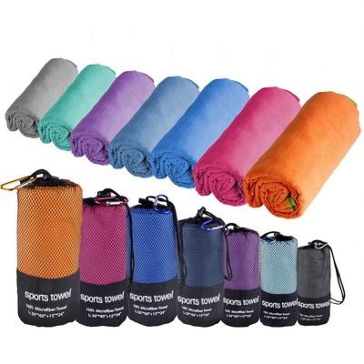 China Mildew Proof Microfiber Quick Dry Towel Customized Quick Dry Swim Towel Comfort for sale