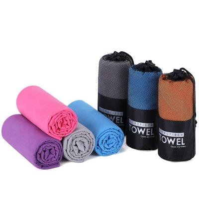 China Customizable Microfiber Travel Quick Dry Towel Odor Resistant Quick Dry Beach Towel for sale