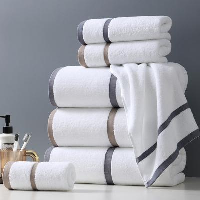 China Multi Purpose Hotel Collection Bath Towel Sets Hypoallergenic Convenient for sale