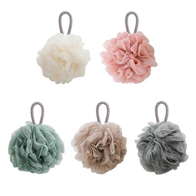 China Best Selling Eco-Friendly Bath Single Flower Foam Sponge Easy Ball Suitable For All Skin Types for sale