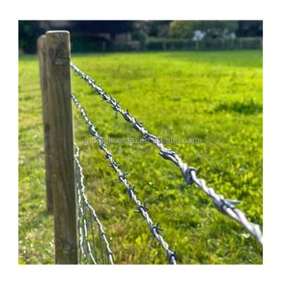 China Galvanized Steel Wire Razor Barbed Wire with 7.5cm-15cm Barb Distance and Galvanized for sale