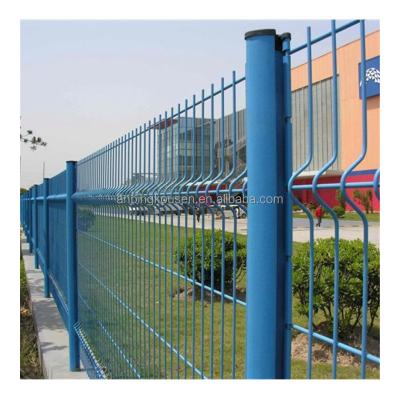 China Pvc Coated Easily Assembled 3D Curvy Welded Wire Mesh Panel Fencing for Highway Fence for sale