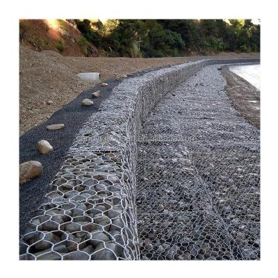 China Hohlform Hexagonal Gabion Drahtnetz Schutz Zink beschichtet Gabion Box Stein Käfignetz zu verkaufen