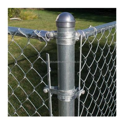 China Pressure Treated Heat Treated Chain Link Fence Diamond Wire Mesh for Sports Fence for sale