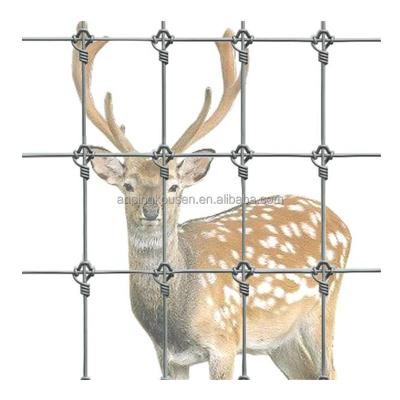 China Hot Dipped Galvanized Fixed Knot Woven Game Wire Farm Fencing for Pasture Goat Cow Grassland for sale