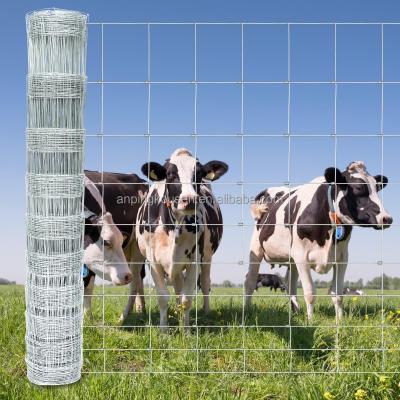 China Iron Metal Type Trellis Gates for Heavy Galvanized Fixed Knot Cattle Fence 200m per Roll for sale