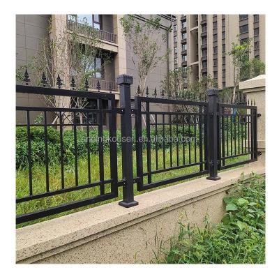 China Galvanized Zinc Steel Picket Fence Australian Custom Steel Fence Panel's 6x8 Fence Panels for sale