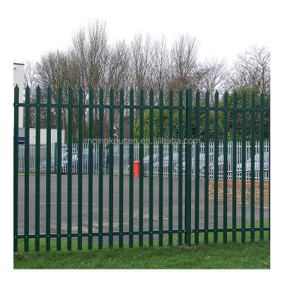 China 25x25mm Pickets Metal American Garden Fence Galvanized Security Fence Iron Fence for sale