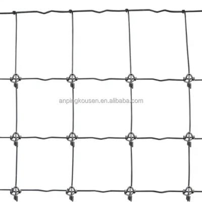 China Powder Coated Fixed Knot Woven Wire Fencing For Agriculture Field for sale