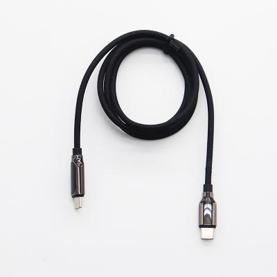 China Digital display Elegant Digital Display Type-C TO Type-C 100W Fast Charge Cable for sale