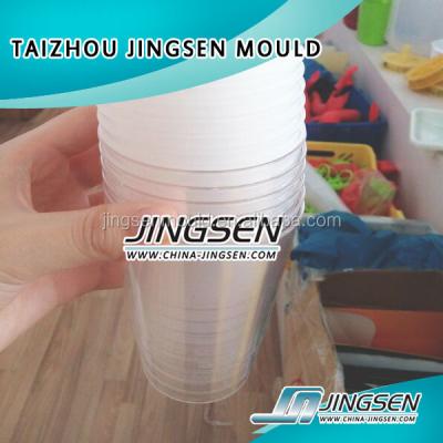 China Custom plastic thin thickneess disposable plastic cup mold and mold for sale