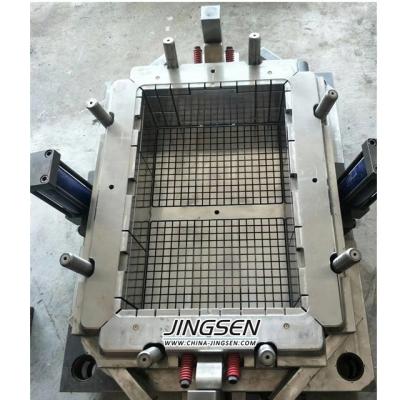 China Plastic recycle plastic pp injection crate /turn over mold for sale