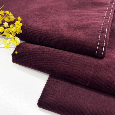 China Factory Sale Corduroy Sofa Fabric 98% Warm Wales Spandex 21W Cotton Corduroy 8 Anti-Static for sale