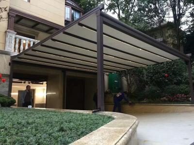 China Aluminum Retractable PVC Pergola Canopy,retractable Roof Awning Pergola Hotels for sale