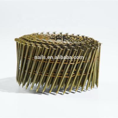 China Flat Frame Coil Nails For Construction , Wire Coil Nails for sale