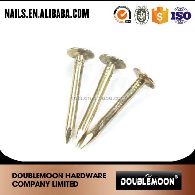 China Flat Linoleum Nails 3.0mm / Galvanized Coil Nails With Best Price for sale