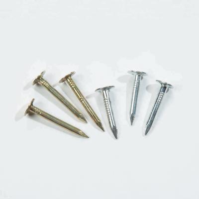 China Flat Head Aluminum Linoleum Nails Cloth Nails Flat Head Nails for sale