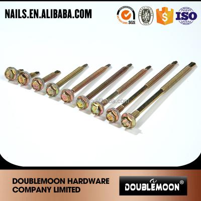 China Polished Building Construction Hex Head Self Drilling Screw for sale