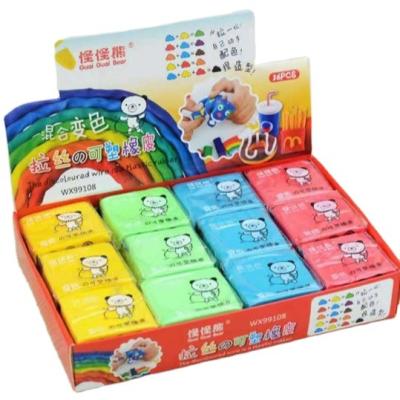 China Office Eraser Custom Logo Colorful School Students Easy To Erase 2D Pencil Eraser for sale