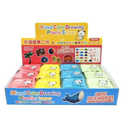 China Promotional Clay Eraser Eraser Plastic Eraser For Pencil Painting Gift Kids School Stationery for sale