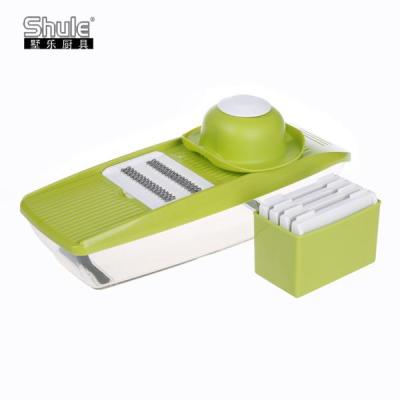 China QVC-5 Manual Multifunctional Plastic Vegetable Cutter Manual Vegetable Cutter Plastic Vegetable Cutter Machine for sale