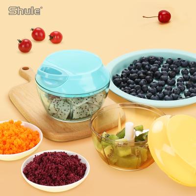 China Multi-functional national manual hand eco-friendly household food processor chopping as seen on TV for sale