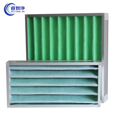 China In addition to wholesale air filter aluminum primary multilayer corrugated filter mesh frame formaldehyde metal air purifier dustproof filter for sale