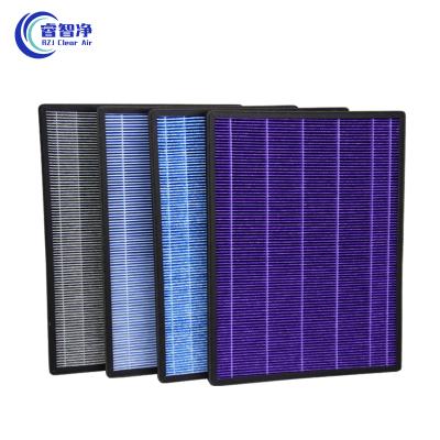 China In addition to Wholesale Antibacterial Filter Replacement Formaldehyde HEPA Fiberglass Panel Filter Element High Quality Air Purifier from China for sale